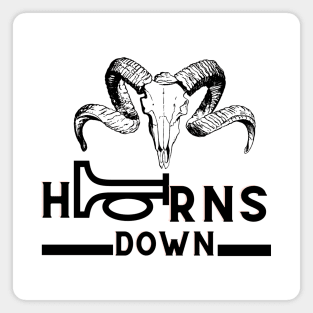 Bull  Horns Down Magnet